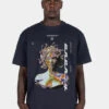 Herren T-Shirt Medusa Heavy Oversized 2.0 In Blau