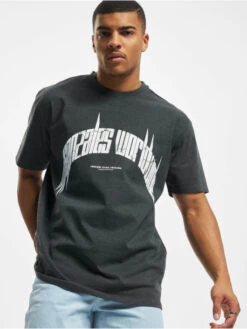 Herren T-Shirt Higher Than Heaven V.3 Heavy Oversize In Grau
