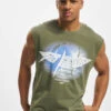 Herren T-Shirt Higher Than Heaven V.4 Sleeveless In Olive