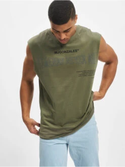 Herren T-Shirt Muhammad Ali - Legends Never Die Sleeveless In Olive