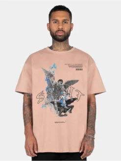 Herren T-Shirt Saint V.1 X Heavy Oversized 2.0 In Orange