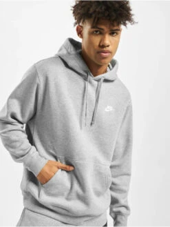 Nike Herren Hoody Club PO BB In Grau