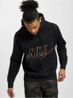 Nike Herren Hoody Club In Schwarz
