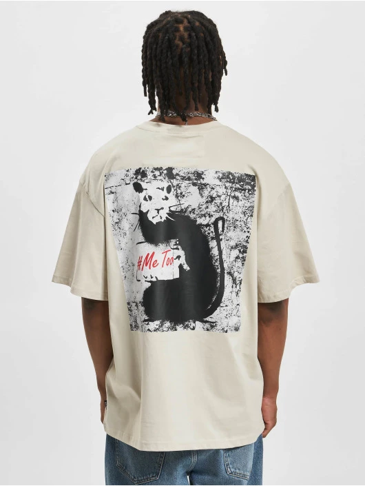 Only & Sons Herren T-Shirt Banksy In Grau 2 Only & Sons Herren T-Shirt Banksy In Grau – Bild 2