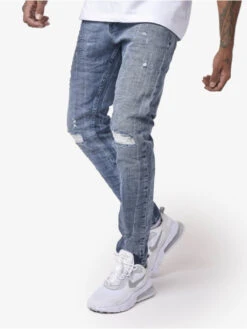 Herren Skinny Jeans Skinny In Blau