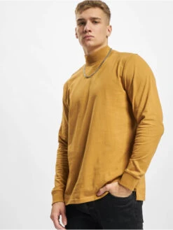 Redefined Rebel Herren Longsleeve RRPhil High Neck In Braun