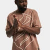 ROCAWEAR Herren T-Shirt Woodhaven In Braun