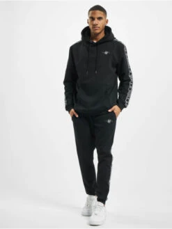 Herren Anzug Fleece Overhead In Schwarz