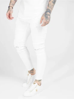 Herren Skinny Jeans Skinny In Weiß