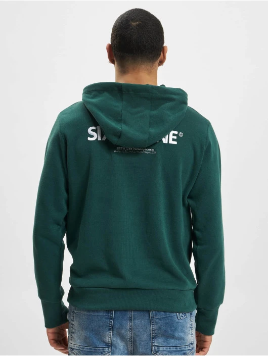 SIXTH JUNE Herren Hoody Cosy Ribbed In Grün 2 SIXTH JUNE Herren Hoody Cosy Ribbed In Grün – Bild 2