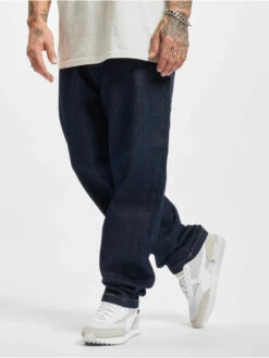 Southpole Herren Straight Fit Jeans Embroidery In Indigo