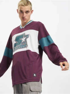 Starter Herren Longsleeve Mesh In Rot