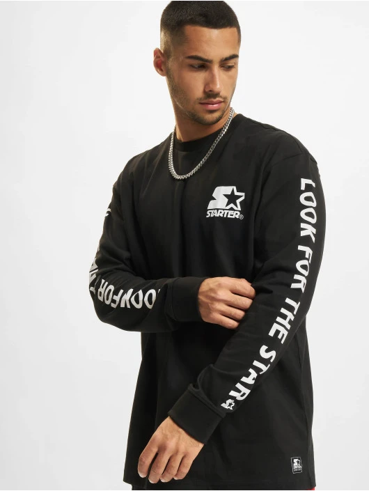 Starter Herren Longsleeve Logo In Schwarz 1 Starter Herren Longsleeve Logo In Schwarz