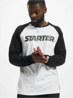 Starter Herren Longsleeve Raglan In Weiß