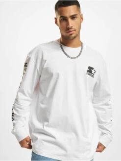 Starter Herren Longsleeve Logo In Weiß