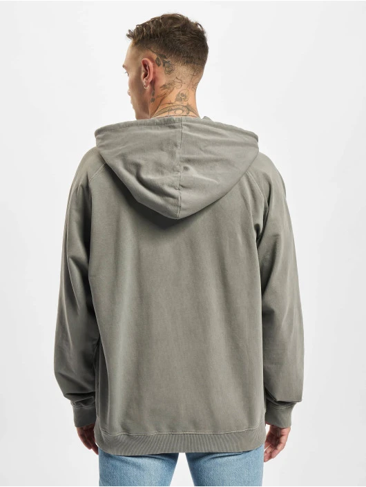 URBAN CLASSICS Herren Hoody Overdyed In Grau 2 URBAN CLASSICS Herren Hoody Overdyed In Grau – Bild 2