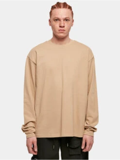 URBAN CLASSICS Herren Longsleeve Ultra Heavy Oversized In Beige