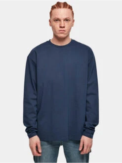 URBAN CLASSICS Herren Longsleeve Ultra Heavy Oversized In Blau