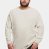 URBAN CLASSICS Herren Longsleeve Knitted Raglan In Grau