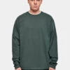 URBAN CLASSICS Herren Longsleeve Ultra Heavy Oversized In Grün