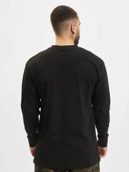 URBAN CLASSICS Herren Longsleeve Tall In Schwarz 2 URBAN CLASSICS Herren Longsleeve Tall In Schwarz – Bild 2
