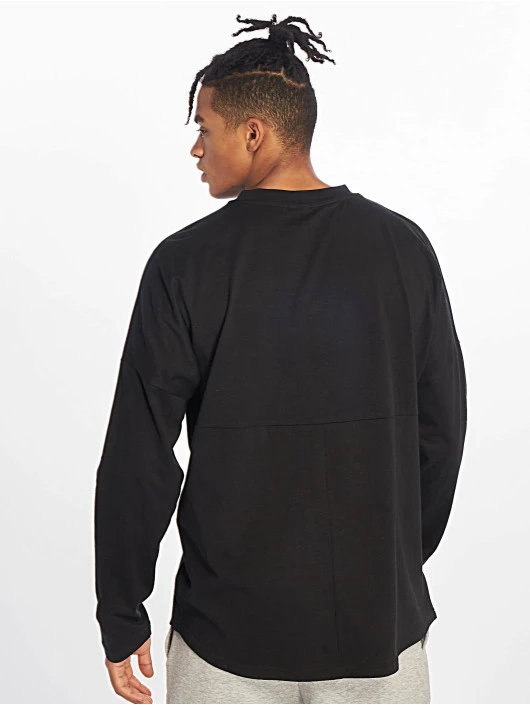 URBAN CLASSICS Herren Longsleeve Oversized Cut On Sleeve Pocket In Schwarz 2 URBAN CLASSICS Herren Longsleeve Oversized Cut On Sleeve Pocket In Schwarz – Bild 2