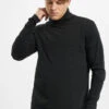 URBAN CLASSICS Herren Longsleeve Turtle Neck LS In Schwarz