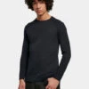 URBAN CLASSICS Herren Longsleeve Knitted Raglan In Schwarz