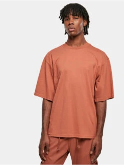URBAN CLASSICS Herren T-Shirt Organic Oversized In Orange