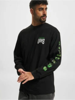 Vans Herren Longsleeve Eyes In The Dark In Schwarz
