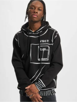 Herren Hoody 2-D Art Of Paint In Schwarz