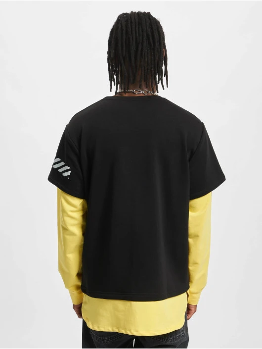 Herren Longsleeve 2 In 1 Created Hybrid In Schwarz 2 Herren Longsleeve 2 In 1 Created Hybrid In Schwarz – Bild 2