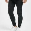 Herren Skinny Jeans Keanu In Schwarz