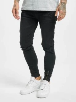 Herren Skinny Jeans Keanu In Schwarz